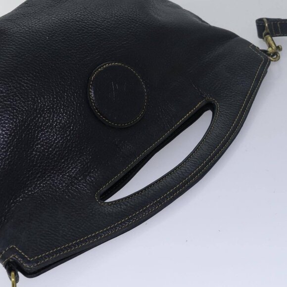 GIVENCHY Hand Bag Leather 2way Black Auth bs15483 - Picture 6 of 16